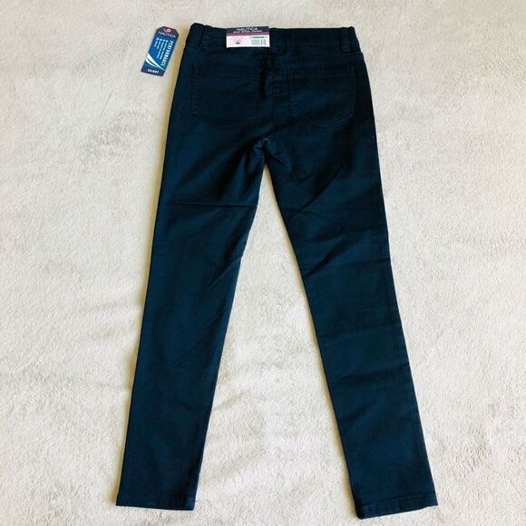 Nautica Girls’ School Uniform Navy Skinny Pants - Picture 5 of 5